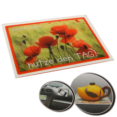 Car Flowers Style Anti-Slip Mat Super Sticky Pad for Phone GPS MP4 MP3 Size 138 x 105 x 2mm